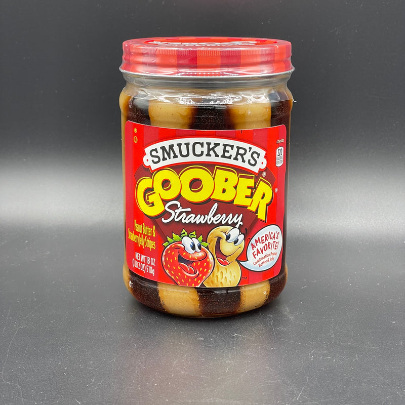 Smuckers Goober Strawberry - Peanut Butter & Strawberry Jelly Stripes 510g (USA)